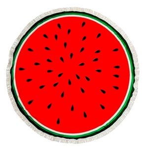 Watermelon Picnic Blanket with fringe